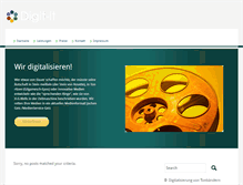 Tablet Screenshot of digit-it.de